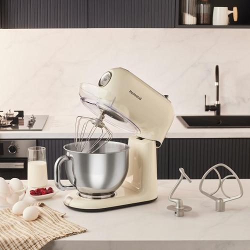 Vintage Profashion 3027H Döküm Hamur Yoğurma Makinesi Krem 1500W 5,5L