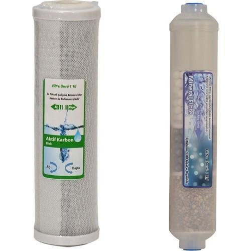 Su Arıtma Blok Aktif Karbon ve Mineral Filtresi