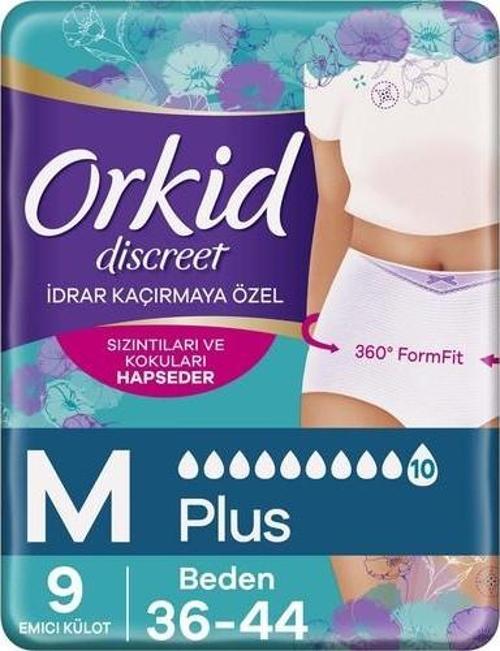 Discreet Emici Külot Orta Boy 9 Adet İdrar Kaçırmaya Özel