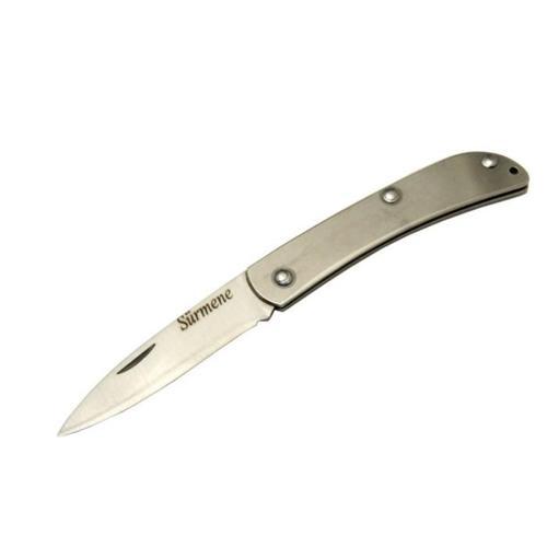 Büro Ev Ofis Kamp Keyfi için 15,5CM Anadolu İşi Metal Yarı Otomatik Outdoor Çakı