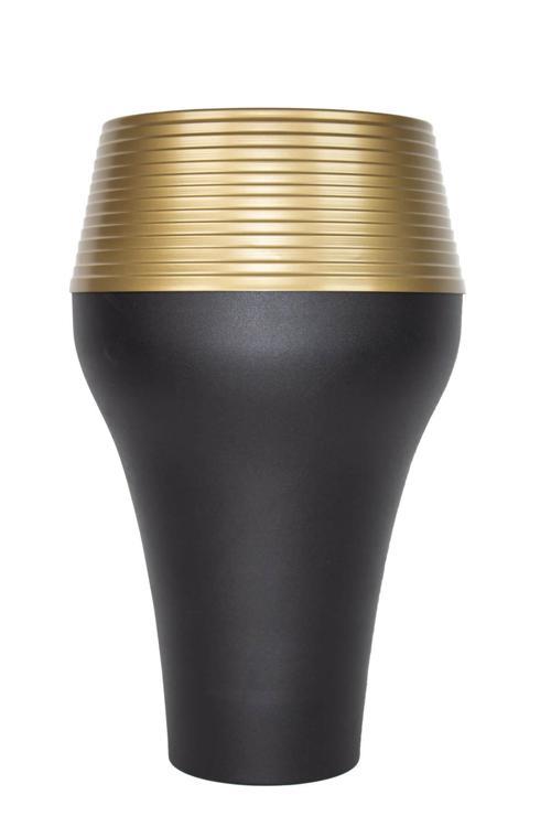 Darbuka Metal Saksı 71*43*43 Altın Rengi-Siyah