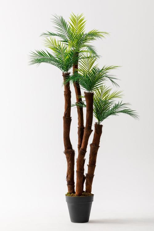 Yapay Ağaç Palmiye 36yaprak 4katlı 160cm Salon Çiçeği Yapay Çiçek