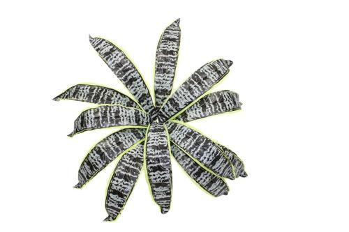 Yapay Kılıç Siyah Yeşil Desenli Demet