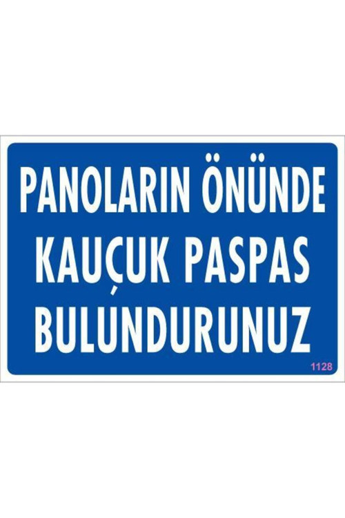 Elektrik Panosu Levhası 25X35 Kod:1128