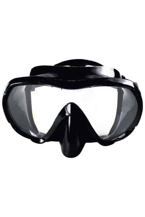 Siyah Silikon Tek Maske Tempered