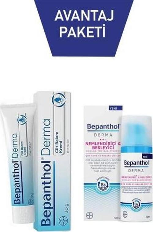 Nemlendirici Yüz Kremi 50 Ml+Cilt Bakım Kremi 30 Gr Cilt Bakım Seti