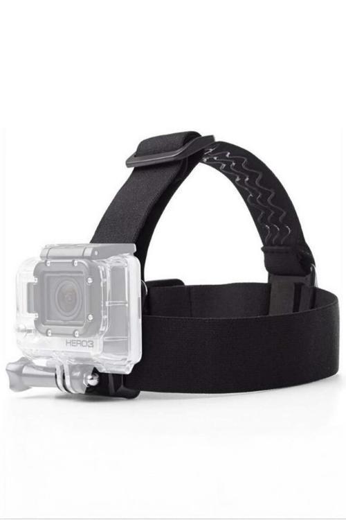 GoPro Aksiyon Kamera ile Uyumlu Kafa Bandı Head Strap Tutucu