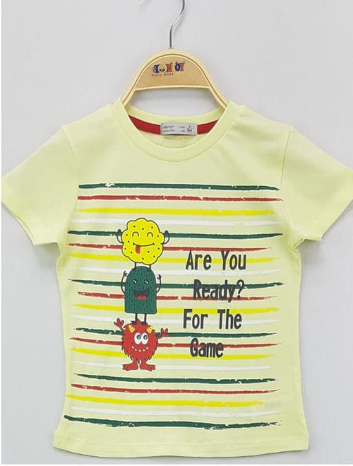 Toontoy Erkek Çocuk Are You Ready Bsk Tişört
