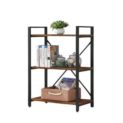 3 Katlı Kitaplık - Ahşap Duvar Rafı, Dekoratif Raf