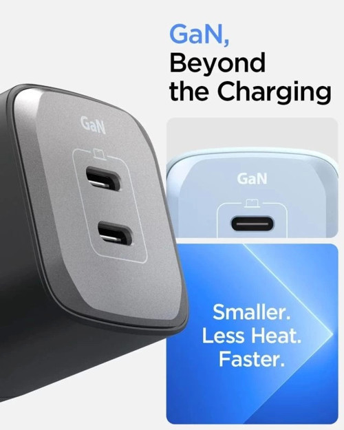 GaN III 352 35W 2 Bağlantı Noktalı Kompakt Katlanabilir Çift USB C Duvar Şarj Cihazı PD PPS