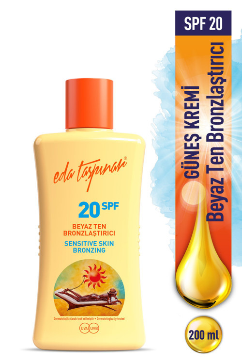 Beyaz Ten Bronzlaştırıcı Spf 20 200 Ml