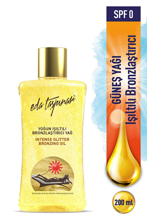 Yoğun Işıltılı Bronzlaştırıcı Yağ Spf 0 200 Ml