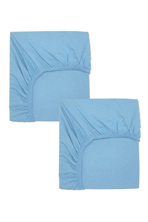 2 Adet 70 x 120 x 20 cm Anne Yanı Lastikli Penye Kumaş Bebek Çarşafı