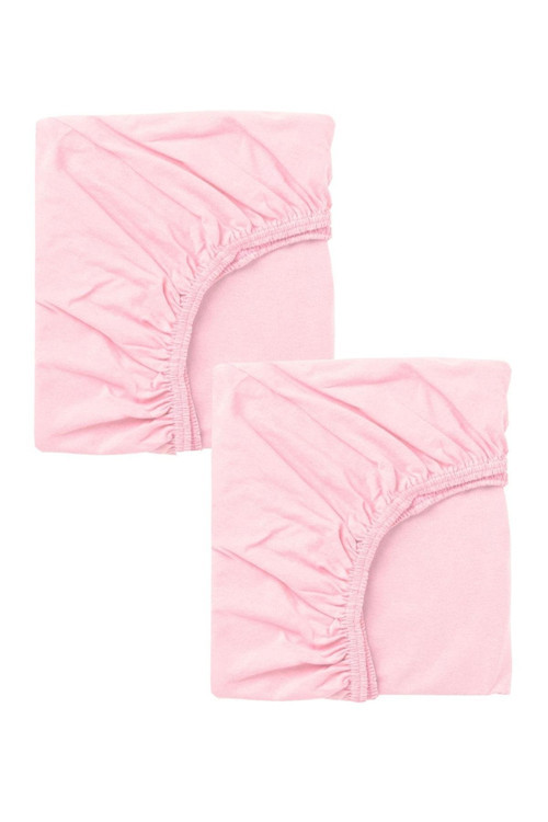2 Adet 50 x 90 x 10 cm Anne Yanı Lastikli Penye Kumaş Bebek Çarşafı