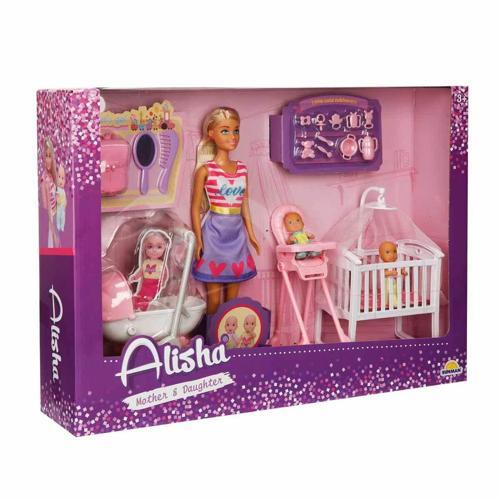 Alisha Mother ve Daughter Bebek Bakım Seti