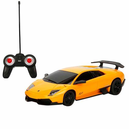 Suncon 1:24 Lamborghini Murcielago SV Işıklı Uzaktan Kumandalı Araba 39403 Sarı