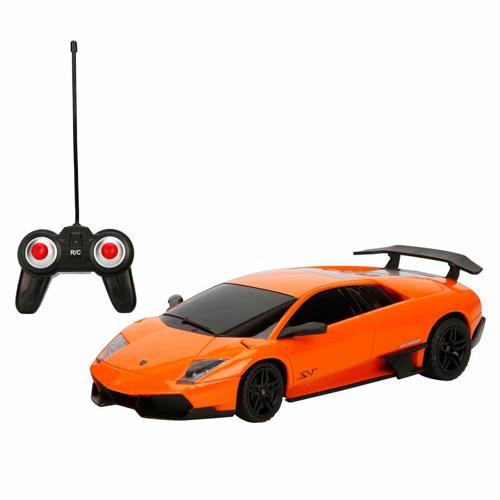 Suncon 1:24 Lamborghini Murcielago SV Işıklı Uzaktan Kumandalı Araba 39403 Turuncu