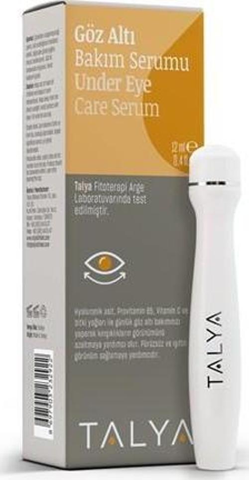 Göz Altı Bakım Serumu Vitamin C Vitamin E Vitamin B5 Hyaluronik Asit 7 Özel Yağ Roll-on 12 ml