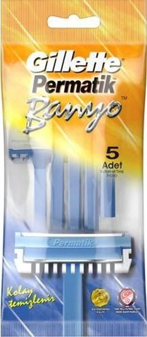 Permatik Banyo Kullan At Tıraş Bıçağı 5'Li