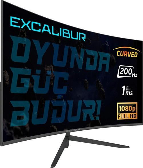 27 Inc Excalibur M.E27Fhd-G Fhd 1Ms Curved 200Hz (Hdmi+Display) Freesync + G-Sync Led Monitör