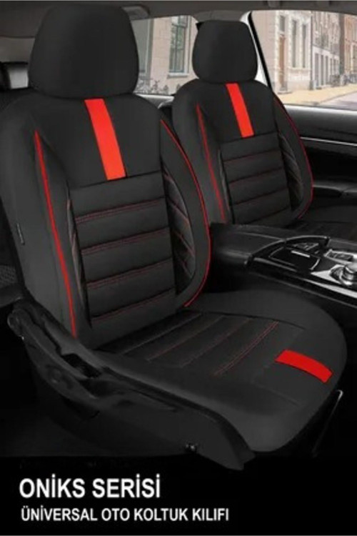 Skoda Fabia Uyumlu Tam Set 5 Koltuk Tay Tüyü Oto Kılıfı Siyah