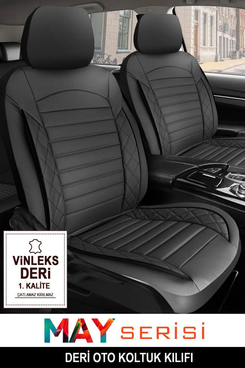 Dacia Duster Facelift 2013 1.6 105 Hp 4Wd 2015Deri Tam Set Oto Koltuk Kılıfı Siyah