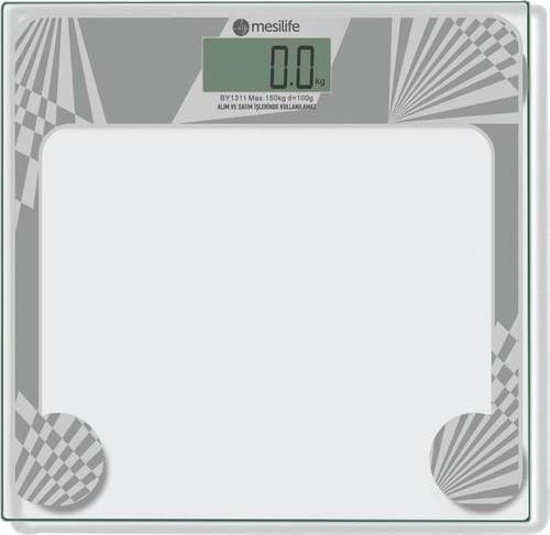 By1311 Dijital Banyo Tartısı - Gri