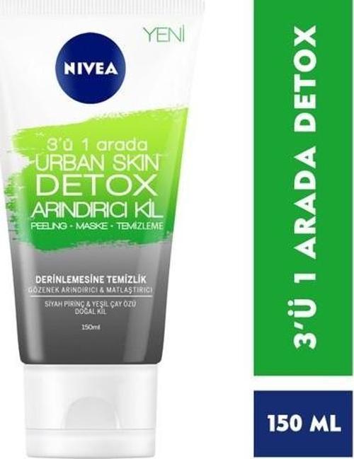 Urban Skin Detox 3’Ü 1 Arada Arındırıcı Kil 150 Ml