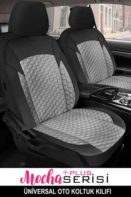 Skoda Rapid Spaceback Elegance 1.4 Tsi 122 Dsg 2015 Uyumlu Oto Koltuk Kılıfı Gri