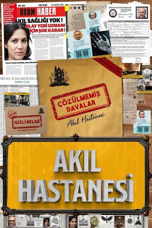 Akıl Hastanesi Dedektiflik Oyunu, Cinayet Çözme Ve Katili Bulma Oyunu, Suçluyu Bulma- Dedektif Oyunu