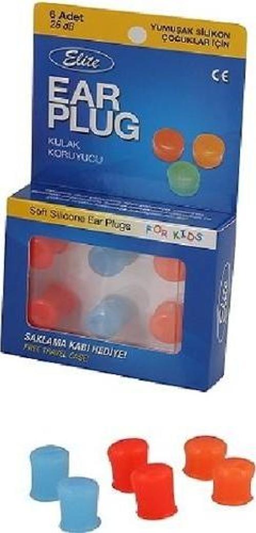 Çocuk Silikon Kulak Koruyucu 6'Lı