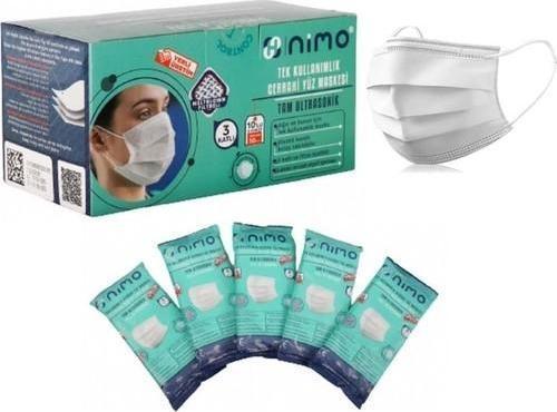 Tıp2R Maske 3 Katlı Cerrahi Yüz Maskesi 10 X 5