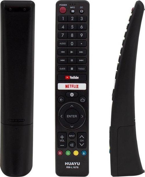Sharp Netflix-Youtube Tuşlu Lcd-Led Tv Kumanda Huayu RM-L1678