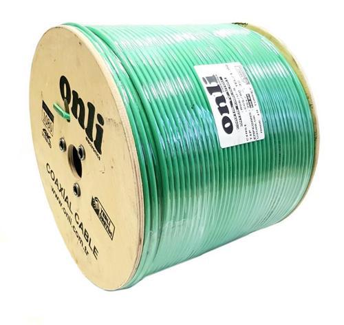 RG6U6 Yeşil Anten Kablosu 500Metre 80Tel Yerli Üretim