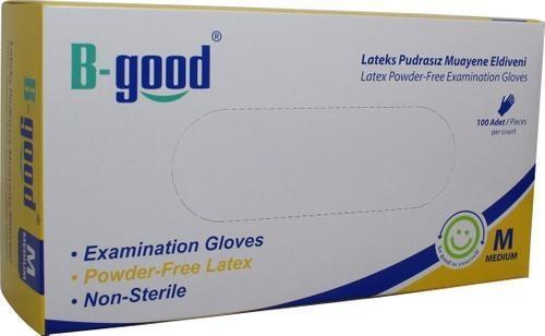 Pudrasız Latex Eldiven Medium 100Lü