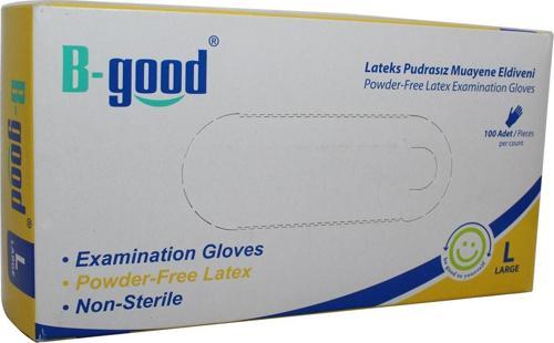 Lateks Pudrasız Muayene Eldiveni Large