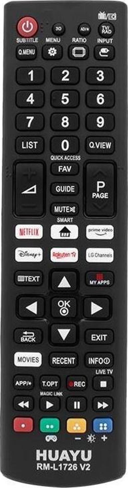 LG Universal Smart Led Tv Kumandası Huayu RM-L1726 V2