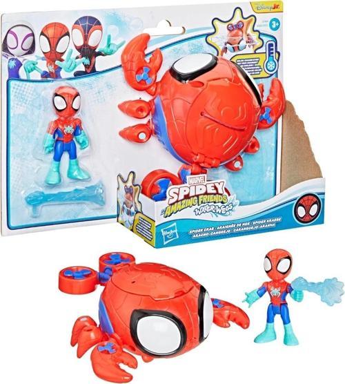 Marvel Spidey and His Amazing Friends Water Webs Spider-Crab Figür Seti