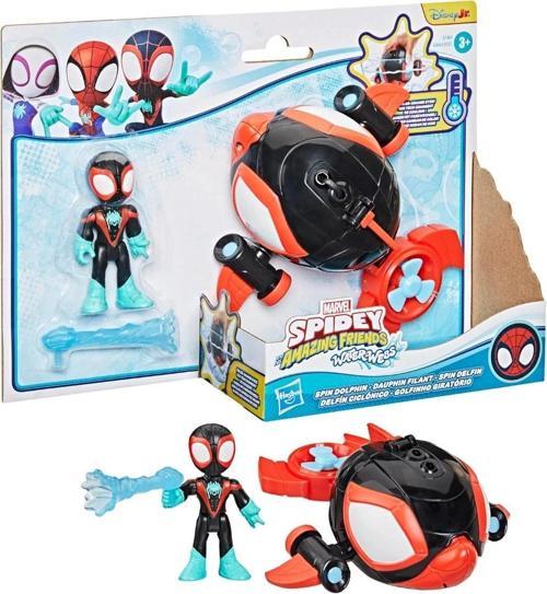 Marvel Spidey and His Amazing Friends Water Webs Miles Morales & Spin Dolphin Figür Seti