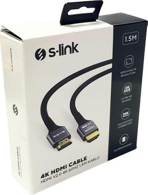 4K 1.5mt HDMI Kablo V2.0 60HZ SLX-HD4K015