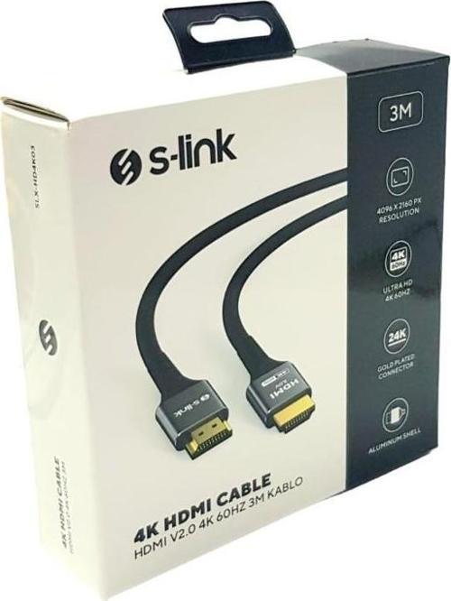 4K 3mt HDMI Kablo V2.0 60HZ SLX-HD4K03