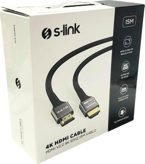 4K 15mt HDMI Kablo V2.0 30HZ SLX-HD4K15