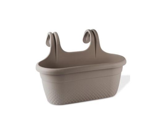 KRS-350 Dekoratif Plastik İnci Askılı Balkon Saksı 6.2 Litre