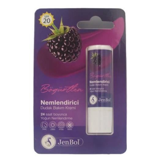 Lip Balm Nemlendirici Dudak Bakım Kremi Böğürtlen Spf 20 5 gr