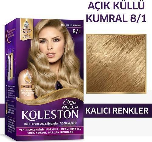 Kit Saç Boyası 8/1 Açık Küllü Kumral