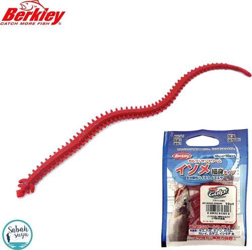Gulp SW Sandworm Kokulu Silikon Kurt 10cm (10Ad) Bloody