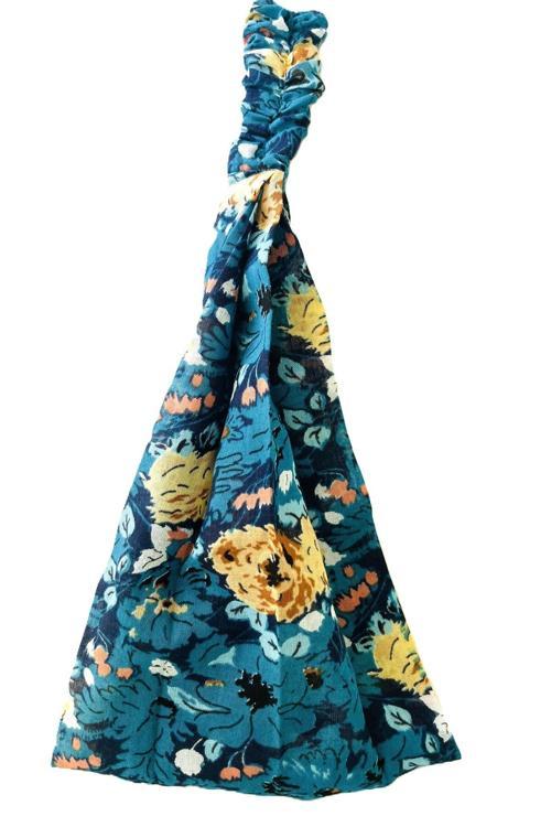 Boncuklu Paraşüt Bandana Kumaş Saç Bandı