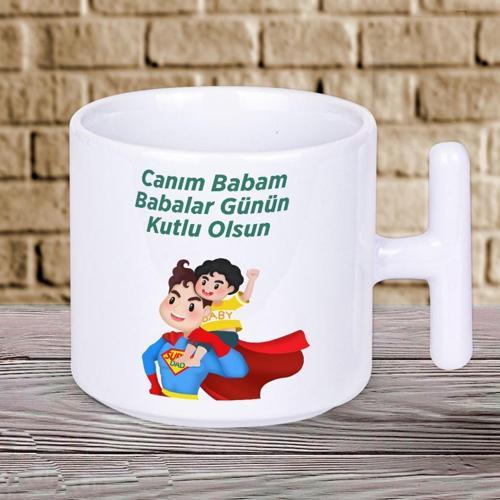 Baba Kahvesini Buradan İçmeli! En Anlamlı Babalar Günü Hediyesi T Kupa Bardak