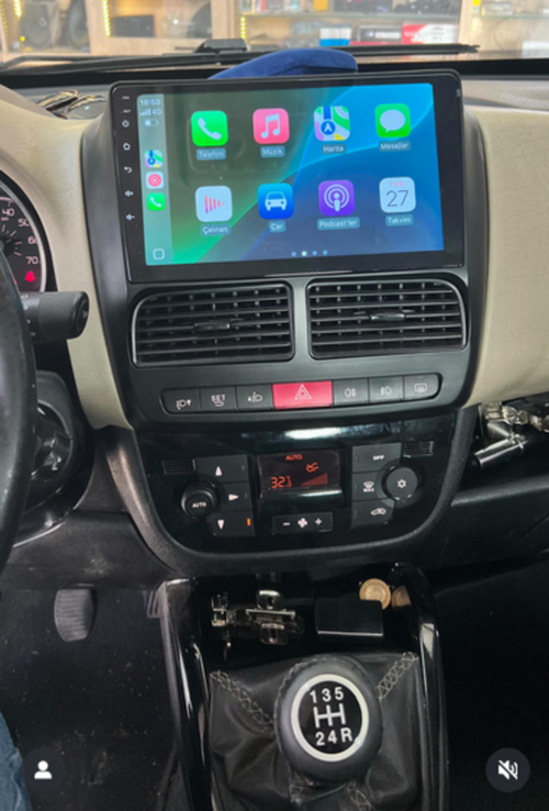 FİAT DOBLO (2000-2010)-9''ANDROİD GERÇEK 2+32 GB / 4 ÇEKİRDEK 1.6Ghz / WIFI 5.0Ghz / BT 5.4-KABLOSUZ CARPLAY-AHD HD GERİ GÖRÜŞ KAMERA HEDİYE
