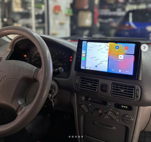 TOYOTA COROLLA (1999-2001)-9''ANDROİD GERÇEK 2+32 GB / 4 ÇEKİRDEK 1.6Ghz / WIFI 5.0Ghz / BT 5.4-KABLOSUZ CARPLAY-AHD HD GERİ GÖRÜŞ KAMERA HEDİYE